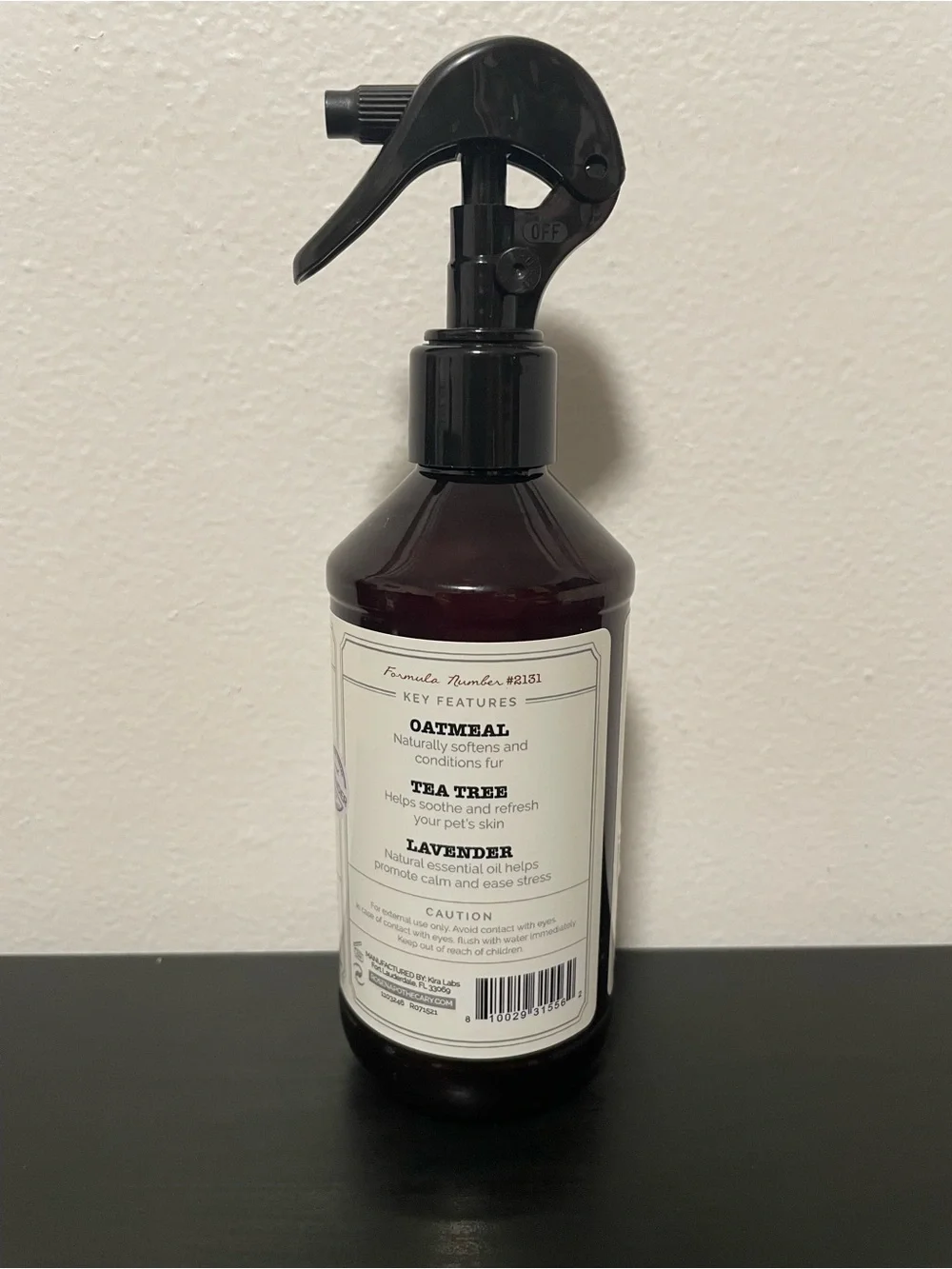 Dog & Pet Deodorizer Spray Odor Control 5 In 1 Detangling NEW Lavender Natural